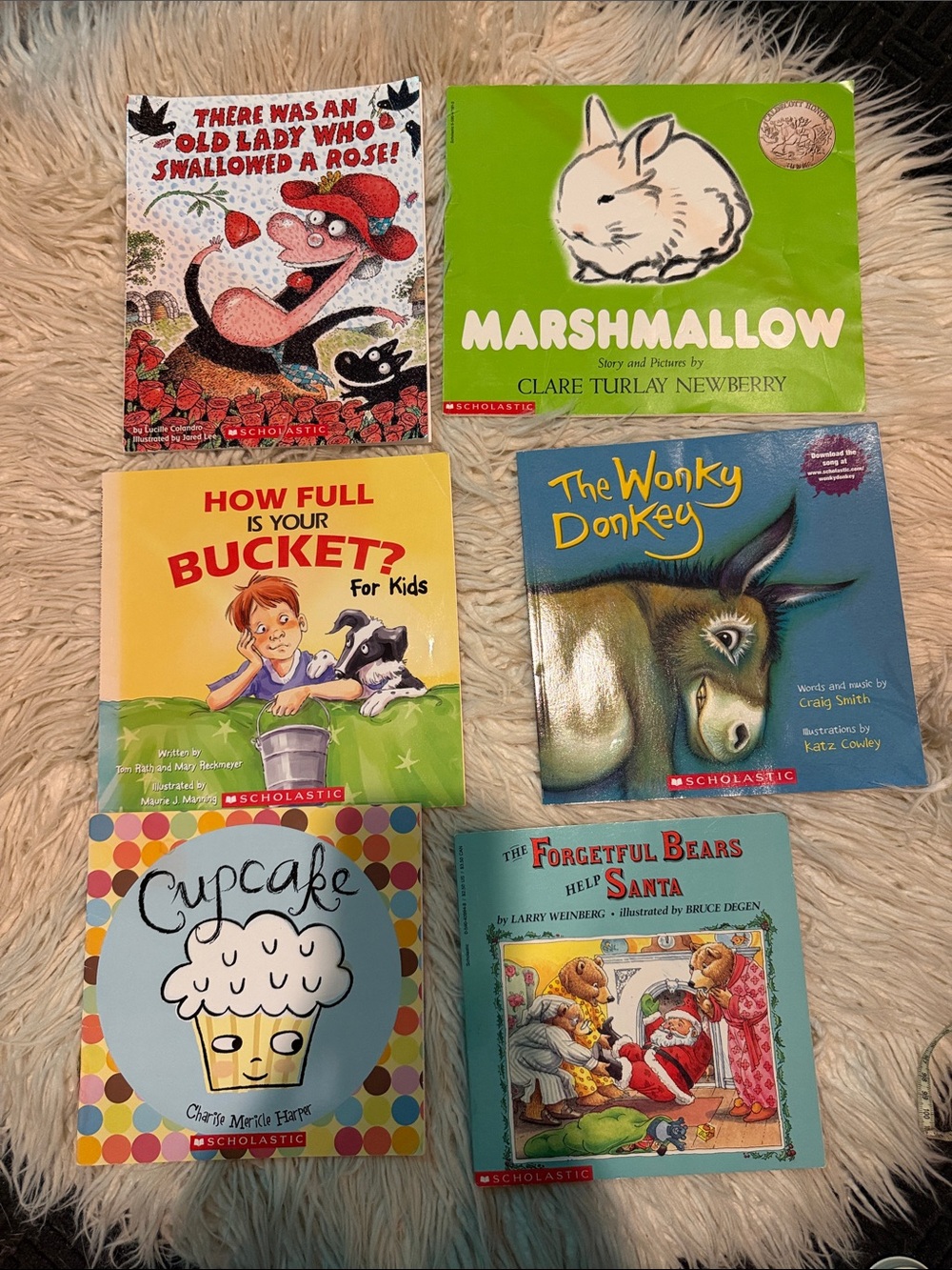 Set of Six Scholastic Paperback Books